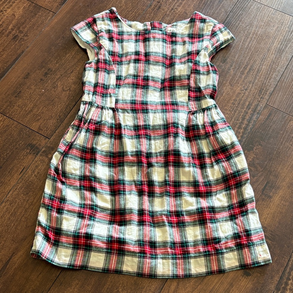 GAP Plaid Kids Dress - Red, Green, and White
